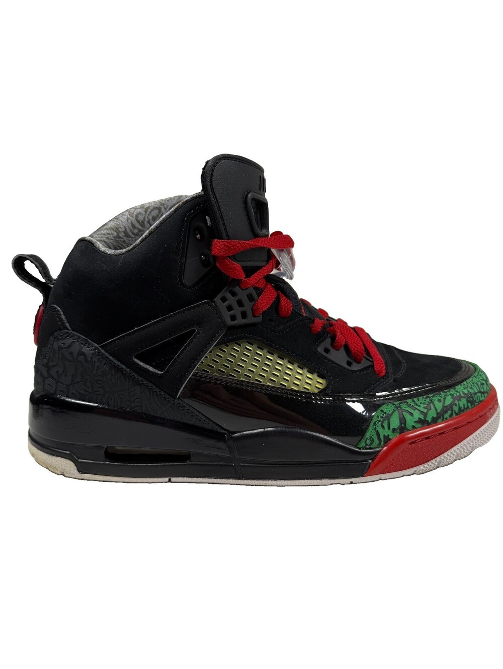 Nike Air Jordan Spizike OG 2017 Black/Red/Green Men’s 10 High Top 315371-026 - Picture 6 of 12